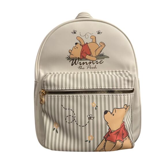 NEW Disney Winnie The Pooh Faux Leather Backpack - Primark NWT - Picture 3 of 5